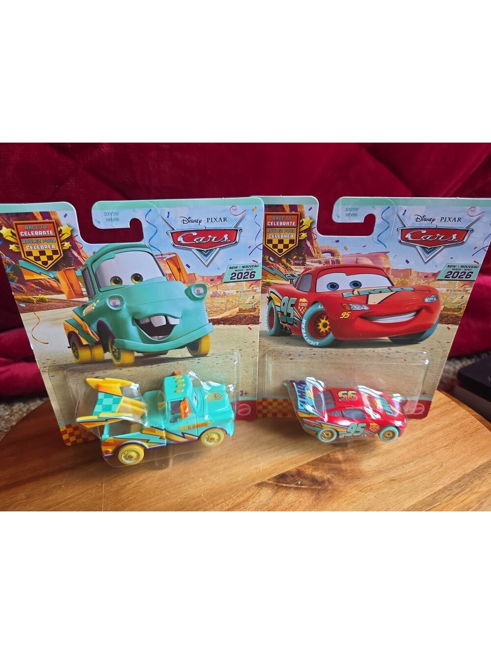 Disney Pixar Cars 'Race to Celebrate' Lightning McQueen and Tow Mater | DXV29 |